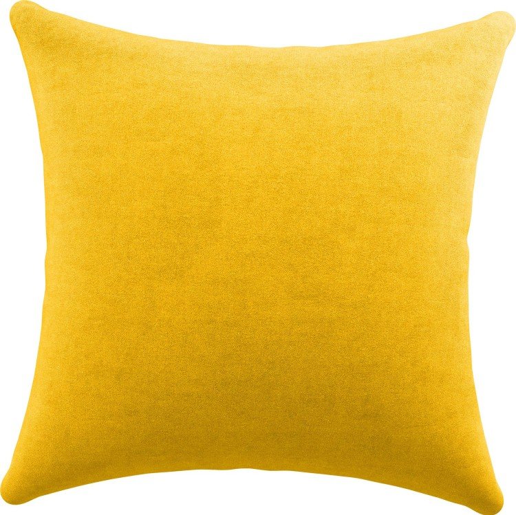 Подушка квадратная «Кортин» канвас желтый